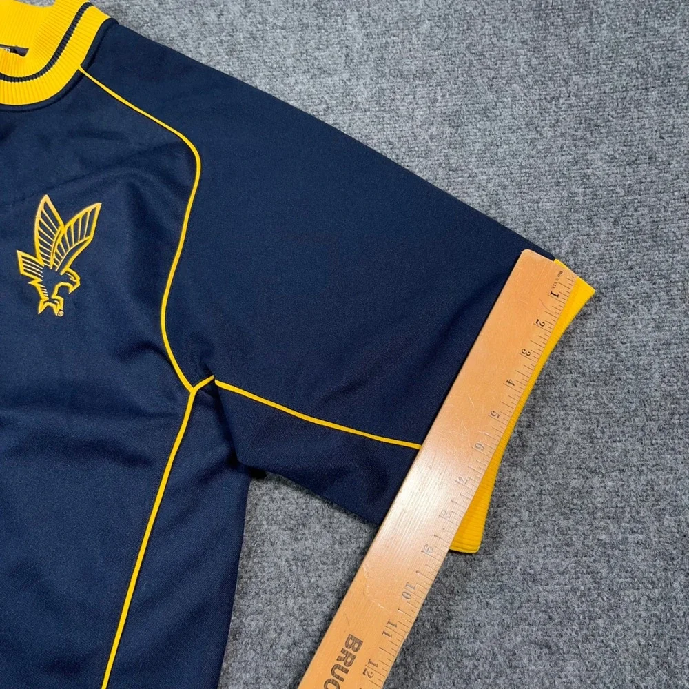 VTG Nike Team Marquette Golden Eagles Men's L 1/4 Zip‎ Warm Up Shirt Loose Fit